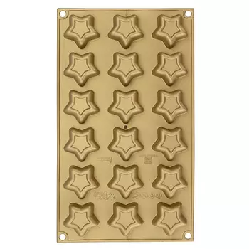 Форма для приготовления пирожных Stars силиконовая