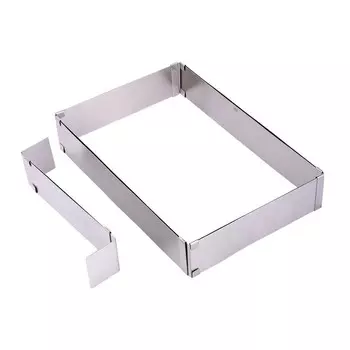 Форма для выпечки раздвижная - Прямоугольник (с перегородкой)