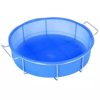 Форма силиконовая Regent Inox круглая с металлической подставкой