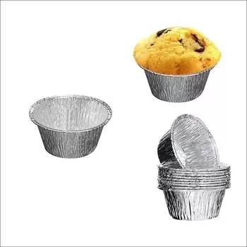 Формы для маффинов одноразовые. Набор 6 шт.