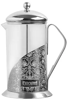 Френч-пресс Rondell Ajour RDS-1056 (0,6 л) серебристый
