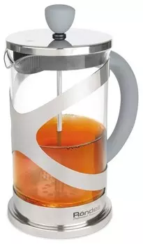 Френч-пресс Rondell Crystal Grey RDS-839 (0,8 л) серебристый