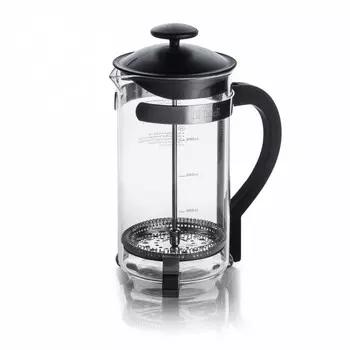 Френч-пресс Taller TR-2323 Барри (1 л) черный/серебристый