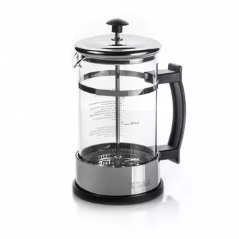 Френч-пресс Taller TR-32300 (TR-2300) Аден (0,6 л) серебристый/черный