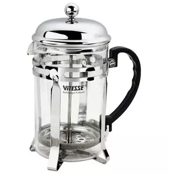 Френч-пресс Vitesse Elicia VS-1926 (0,35 мл) серебристый