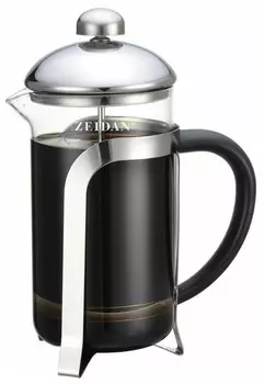 Френч-пресс Zeidan Z4140 (0.35 л) бесцветный/серебристый