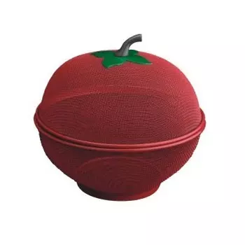 Фруктовница с крышкой Regent Inox из металлической сетки