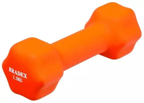 Гантель цельнолитая BRADEX SF 0541 1.5 кг