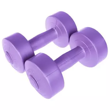 Гантели виниловые, 2 штуки по 1,5 кг
