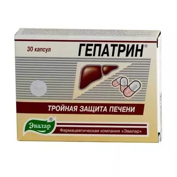 Гепатрин Эвалар для печени - 30 капсул