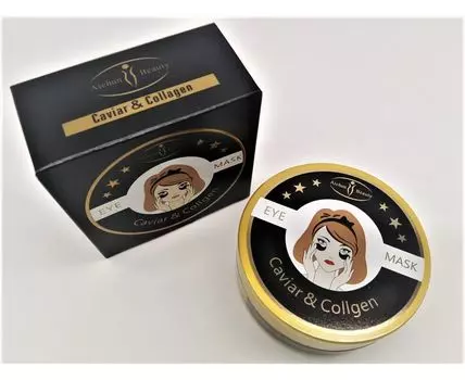 Гидрогелевые патчи для глаз - Икра и коллаген - Aichun and Beauty