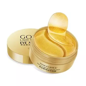 Гидрогелевые патчи под глаза с золотом Images Gold Lady Series