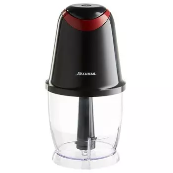 Измельчитель АКСИНЬЯ КС-500Н черный с красным: 300Вт, чаша 500мл (Россия)(6)