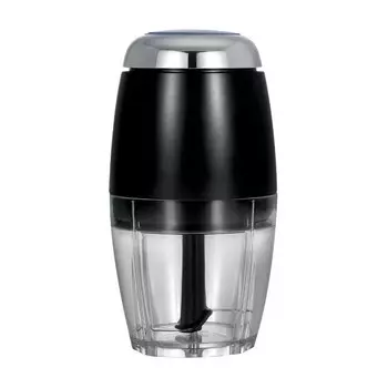 Измельчитель Brayer BR1400, 400 Вт, пластик, 250 мл, стальной нож, фильтр-крышка, черный