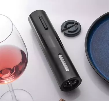 Электрический штопор пластик, чёрный