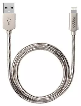 Кабель Deppa Steel USB - Apple Lightning