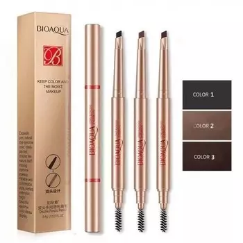Карандаш для бровей 2в1 Bioaqua, color 3