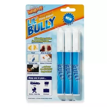 Карандаш-пятновыводитель 3шт Whip-It Lil Bully
