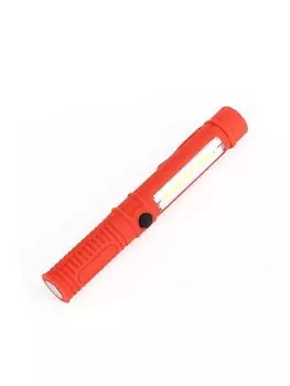 Карманный светодиодный фонарик с магнитом, 17х3 см, оранжевый