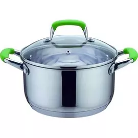 Кастрюля Bekker De Luxe BK-1740, 1,9 литра, серые ручки