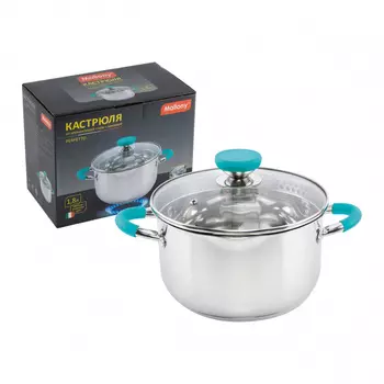 Кастрюля Mallony PERFETTO, объем 1,8 л,d - 16 см