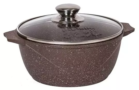 Кастрюля Мечта Гранит, 4 л, гранит brown