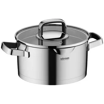Кастрюля Nadoba Dona, 3.3 л, серебристый