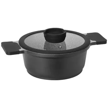 Кастрюля Nadoba Grania, 2.4 л, черный/серый