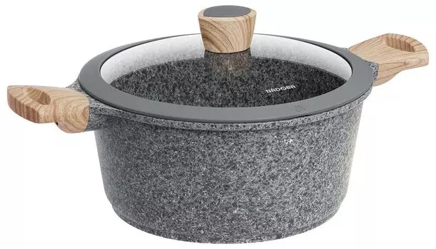 Кастрюля Nadoba Mineralica, 4.3 л, серый