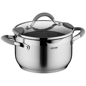 Кастрюля Nadoba Nita, 3.6 л, серебристый