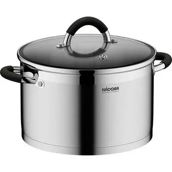 Кастрюля Nadoba Olina, 6 л, серебристый