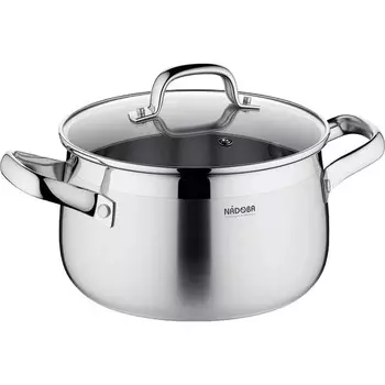 Кастрюля Nadoba Vorsa, 4.2 л, стальной