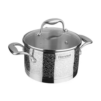 Кастрюля с крышкой Rondell Vintage RDS-342, 5 л/24 см