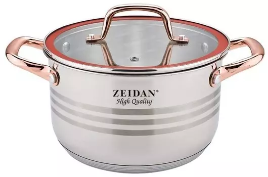 Кастрюля с крышкой ZEIDAN Z-50363 4л