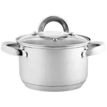 Кастрюля Webber ВЕ-110/2 объем 2.2л нерж. стекл