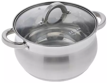 Кастрюля Zeidan Z50239, 4 л, серебристый