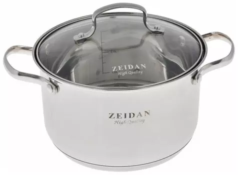 Кастрюля Zeidan Z50244, 4 л, серебристый