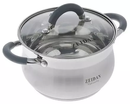 Кастрюля Zeidan Z50251, 3 л, серебристый