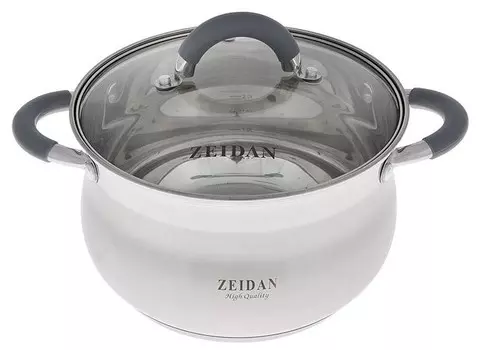 Кастрюля Zeidan Z50252, 4 л, серебристый
