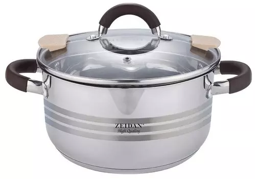 Кастрюля Zeidan Z50291, 5 л, нержавеющая сталь