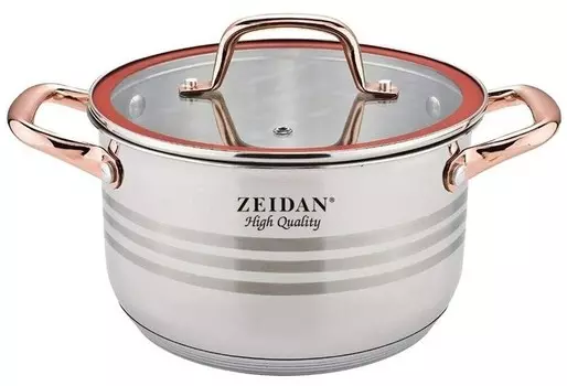 Кастрюля Zeidan Z50362, 3 л, нержавеющая сталь