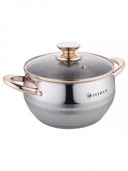 Кастрюля Zeidan Z-501031 3.6 л (серебристый)
