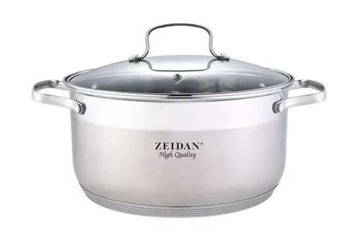 Кастрюля Zeidan Z-50350, 7 л, нержавеющая сталь