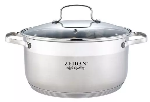 Кастрюля Zeidan Z-50352, 10.5 л, серебристый