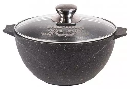 Казан алюминиевый Мечта 54802, black, 4 л