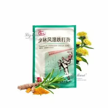 Китайский пластырь от боли в суставах Shaolin Fengshi Dieda Gao