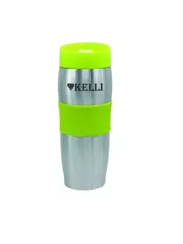 KL-0942 термокружка 0,4л KELLI зеленый