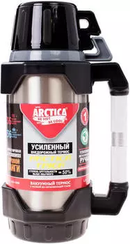 Классический термос Арктика 110-1800, 1.8 л стальной/черный