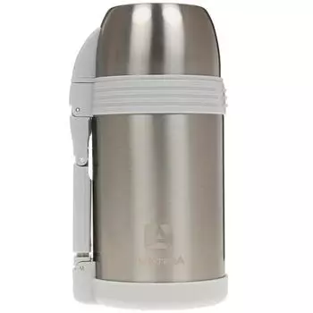 Классический термос Арктика 205-1200, 1.2 л стальной/белый