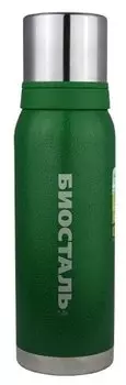 Классический термос Biostal NBA-1200 Охота, 1.2 л, зелёный